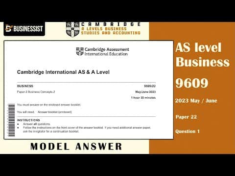 AS Business - 12 & 20 Mark Essay Writing Guide